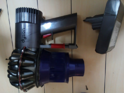バッテリーを外したdyson