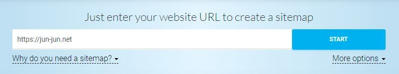 XML-Sitemaps.comトップページ